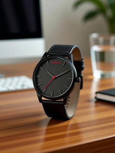 ShopGlobal Jet Black Analog Watch - Men - Image 6