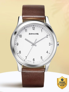 SONATA NP7135SL03 Core Analog Watch - Men - Image 6