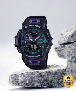 CASIO GBA-900-1A6DR G-SHOCK Multi-Coloured Dial Black Resin Strap