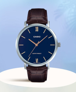 Casio MTP-VT01L-2BUDF - Uy tín từ 2009, Tem vàng chống giả, Bảo hành 1