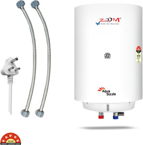 ZOOM 15 L Storage Water Geyser (Aqua Sizzle water Heater, White) Price ...
