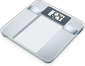 Beurer BG13 diagnostic bathroom scale, digital with BMI calculator ...