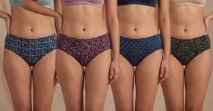 FEEL TRACK Women Hipster Dark Blue, Brown, Blue, Black Panty