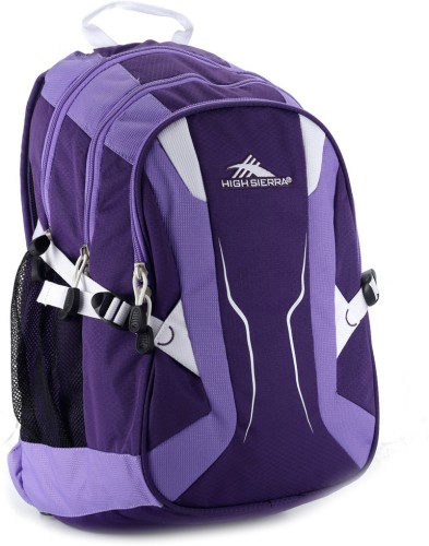 high sierra backpack purple