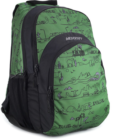 wildcraft green backpack