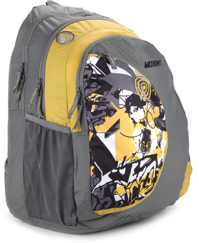 wildcraft yellow backpack