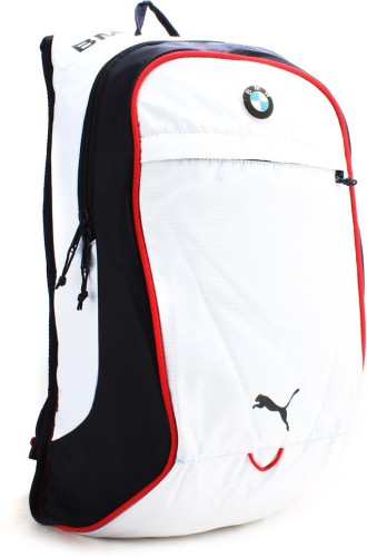 puma bmw motorsport backpack white