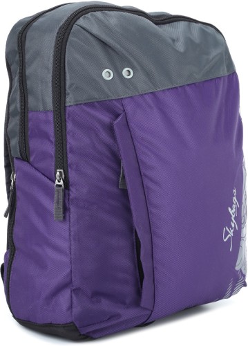 skybags purple backpacks