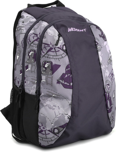 wildcraft purple backpack