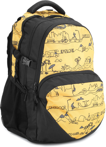 wildcraft yellow backpack