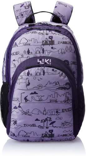 wildcraft purple backpack