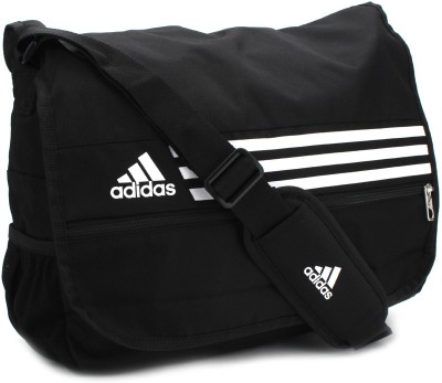 black adidas messenger bag