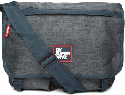 superdry canvas messenger bag