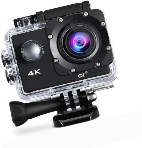 ALONZO 4k Acton Camera 4K Wifi Action Camera Ultra HD 100Feet Waterproof Sport Camera 2 Inch LCD Screen 16MP 170 Degree Wide Angle Rechargeable…