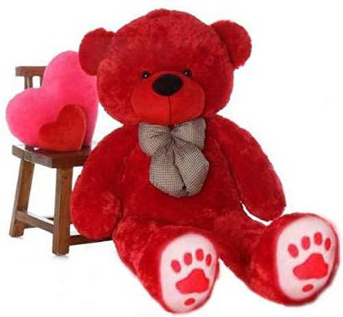 RSS SOFT TOYS 2 Feet soft and smooth teddy bear of Red color ( 60-cm ) – 60 cm