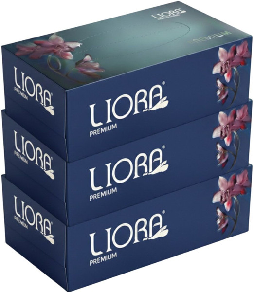 Shopsy - Facial Tissue Paper - 100 Pulls per Box - Total (300 Tissues)