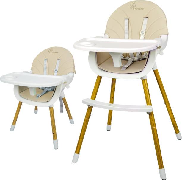 R for Rabbit Candyland 2 in 1 Baby High Chair | Feeding high Chair(Beige)