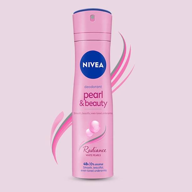 Nivea Pearl And Beauty Deodorant 48Hours, 150Ml And Nivea Naturally Good, Natural Avocado Body Lotion, 200 Ml 4 NIVEA Women Deodorant, Pearl & Beauty Radiance for Eventoned Smooth Underarms, Deodorant Spray - For Women