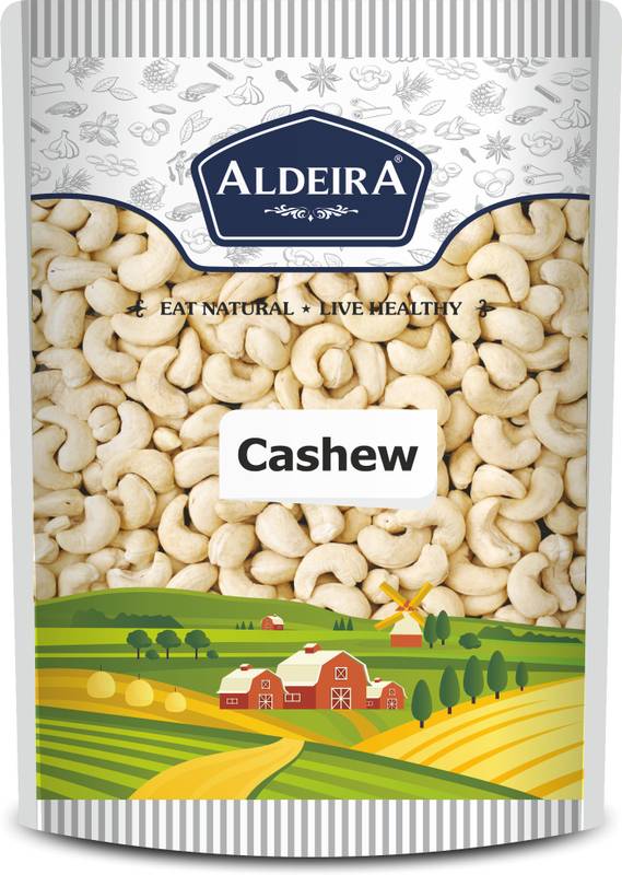 Aldeira Premium Whole Raw Cashew Nuts Kaju 400gm Pack Cashews