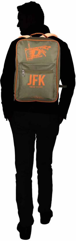 Shopharp airport army 12 L Laptop Backpack Green