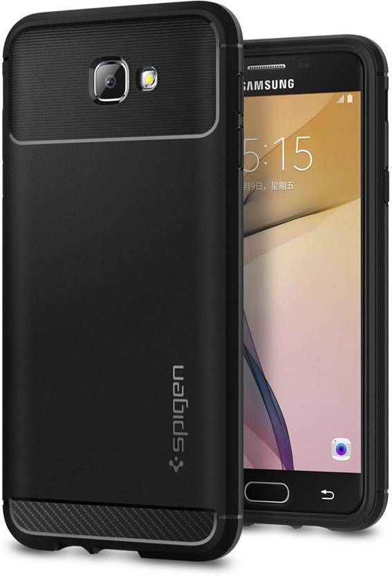 Spigen Back Cover for Samsung Galaxy J5 Prime / Galaxy On5 2016 Black, Rugged Armor