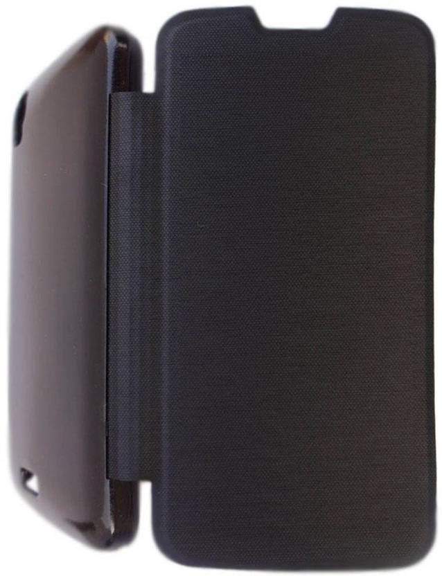 AryaMobi Flip Cover for Intex Cloud Bloom Black