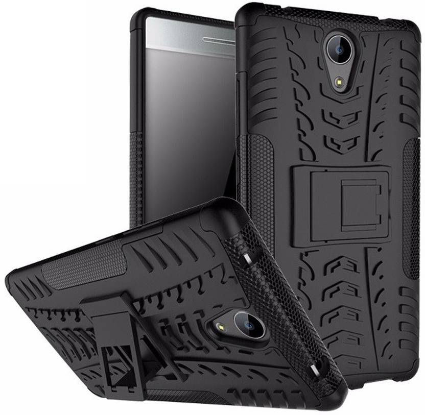 Celzo Back Cover for Lenovo Phab 2 6.4 inch Black, Shock Proof