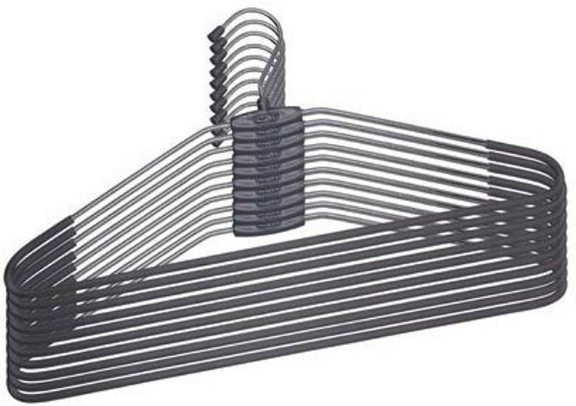 Toygully Steel Pack of 10 Cloth Hangers Steel