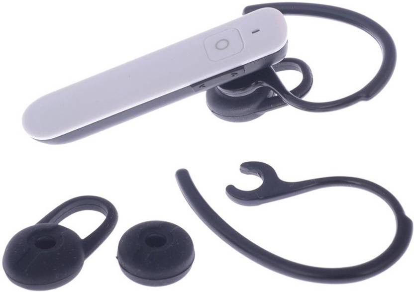 A Connect Z H 908 Good Quality Bluetooth Headst 328 Bluetooth Headset with Mic White, In the Ear