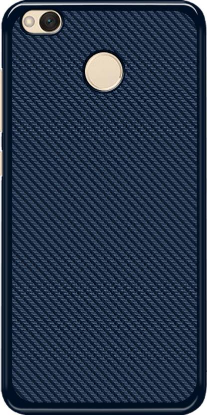 Nainz Back Cover for Mi Redmi 4 Carbon Fiber Flexible Cover, Waterproof, Silicon