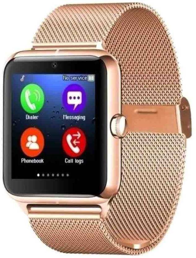 SYL PLUS Z50_GLD_SV2 phone Gold Smartwatch Gold Strap Free Size Flipkart Price. Smart Watches