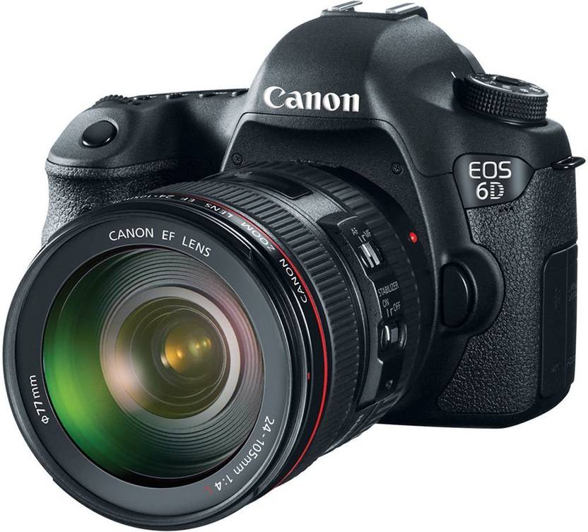 Canon EOS 6D DSLR Camera Kit 24 105 Black