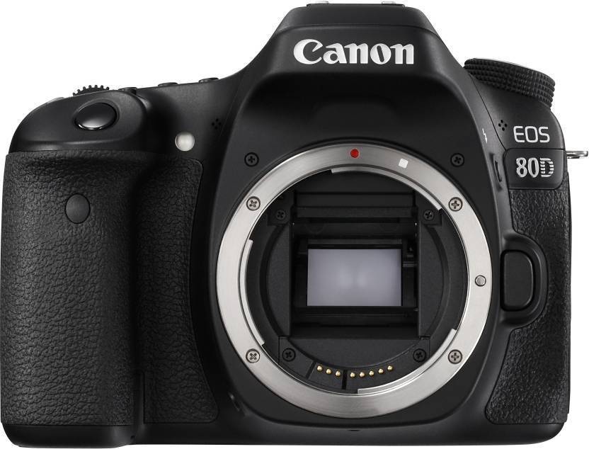 Canon EOS 80D W DSLR Camera Body Only 16 GB SD Card Black