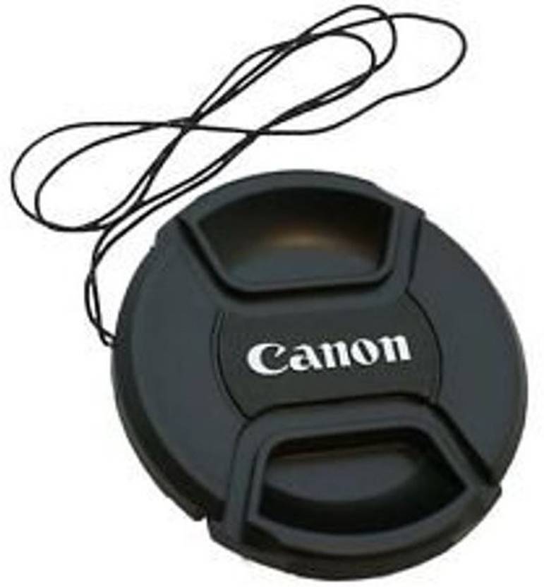 Canon LC 58mm replacement Center Pinch For 18 55mm Lens With Thread Lens Cap Black, 58 mm