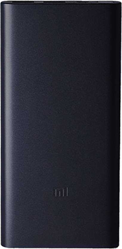 Mi 10000 mAh Power Bank PLM09ZM, 2i Black, Lithium Polymer