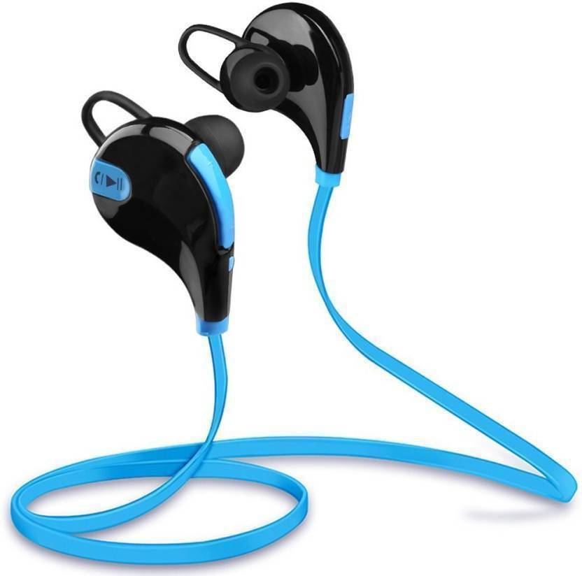 Doodads Bluetooth Sports Stereo Headset for all Smartphones Assorted Bluetooth, Wired Headset with Mic Multicolor, In the Ear
