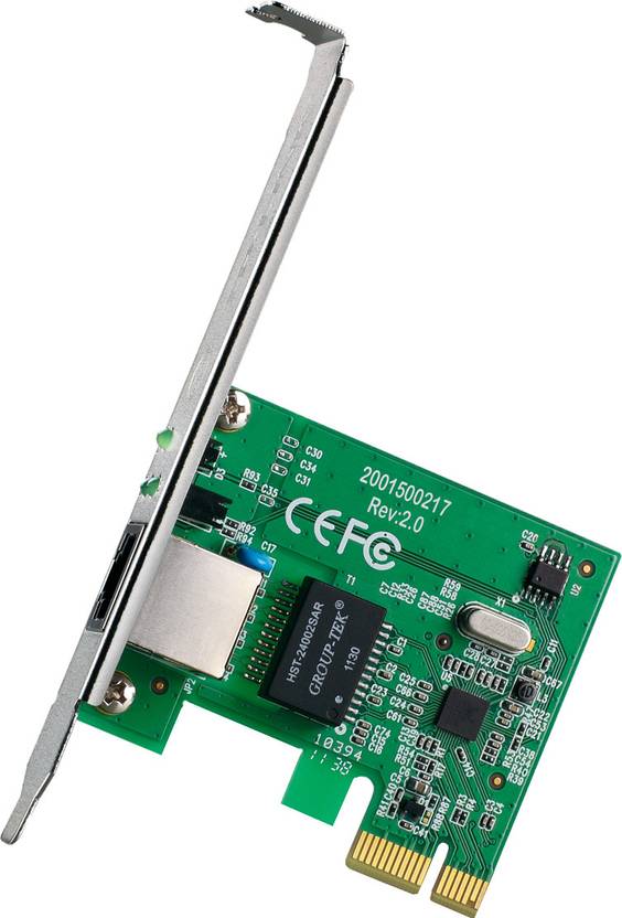 TP LINK TG 3468 Gigabit PCIe Network Adapter Nic Silver