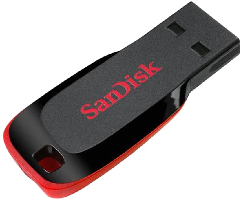 Sandisk Cruzer Blade 16 GB Utility Pendrive Multicolor