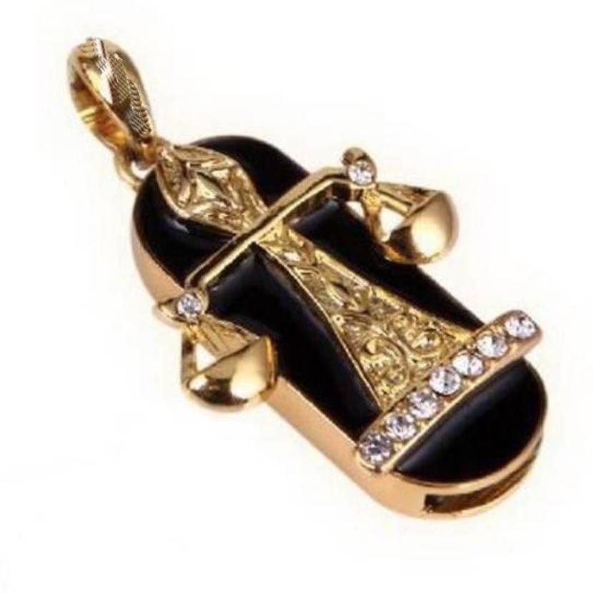 Microware Zodiac Sign Libra 8 GB 8 GB Pen Drive Gold