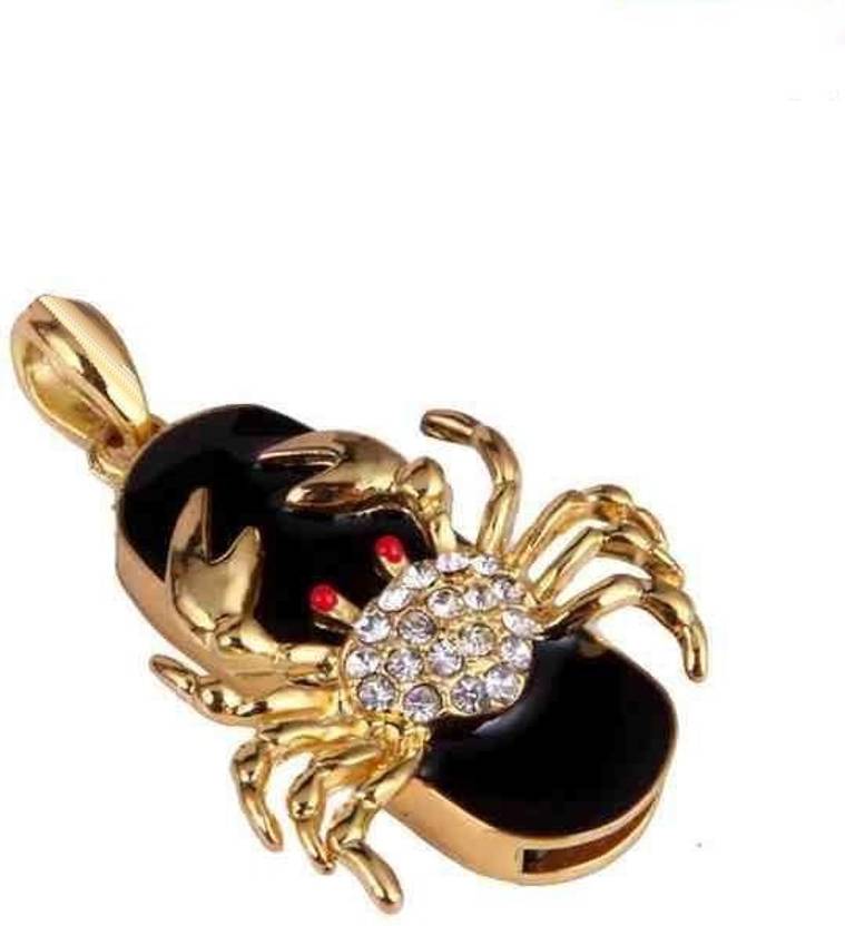 Microware Zodiac Sign Cancer 8 GB 8 GB Pen Drive Gold