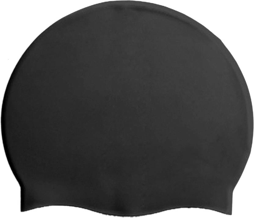 TG SCBLACK Swimming Cap Black, Pack of 1