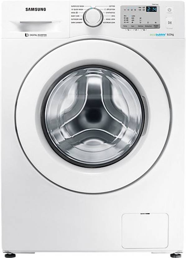 Samsung 8 kg Fully Automatic Front Load Washing Machine with In built Heater WW80J4213KW/TL