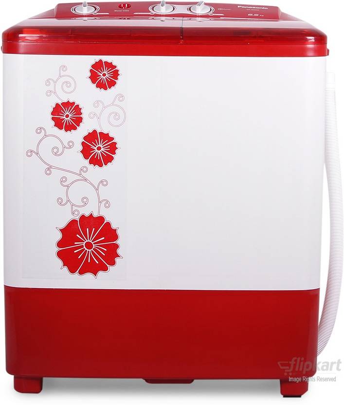 Panasonic 6.5 kg Semi Automatic Top Load Washing Machine Red NA W65B2RRB
