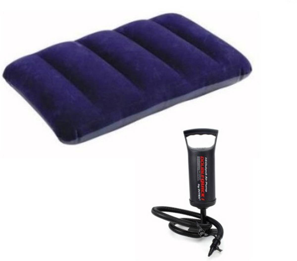 INTEX Stealodeal Air Pillow With Pump Inflatable Bed