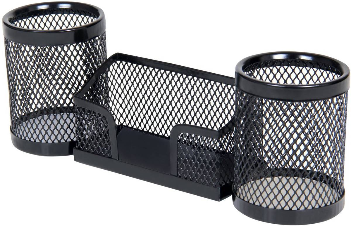 PANKU 3 Compartments Mesh Iron Desk Organiser — photo 3