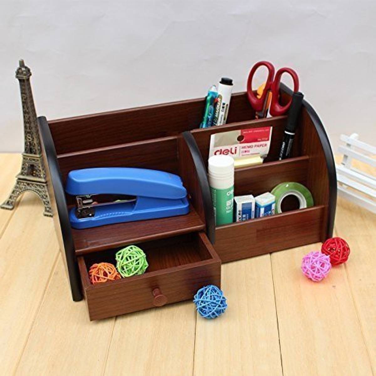 prisma collection 5 Compartments Wooden Stationery Stand — photo 5