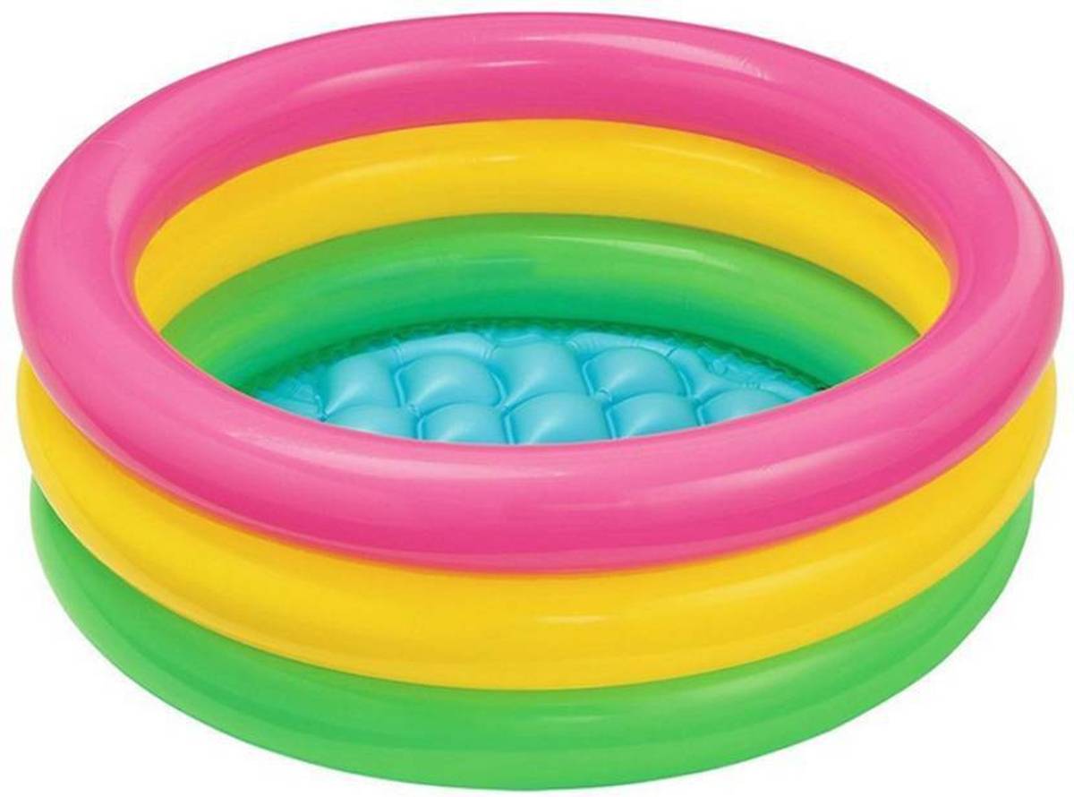 PS Aakriti Water Tub Inflatable Pool 2 ft Diameter (Multicolor)