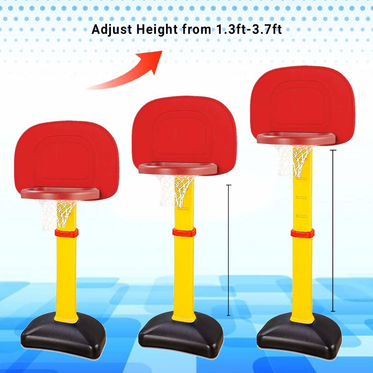 baybee Multi Activity Sports Basketball For Kids Outdoor & Indoor Games Toys For Kids Basketball — photo 2