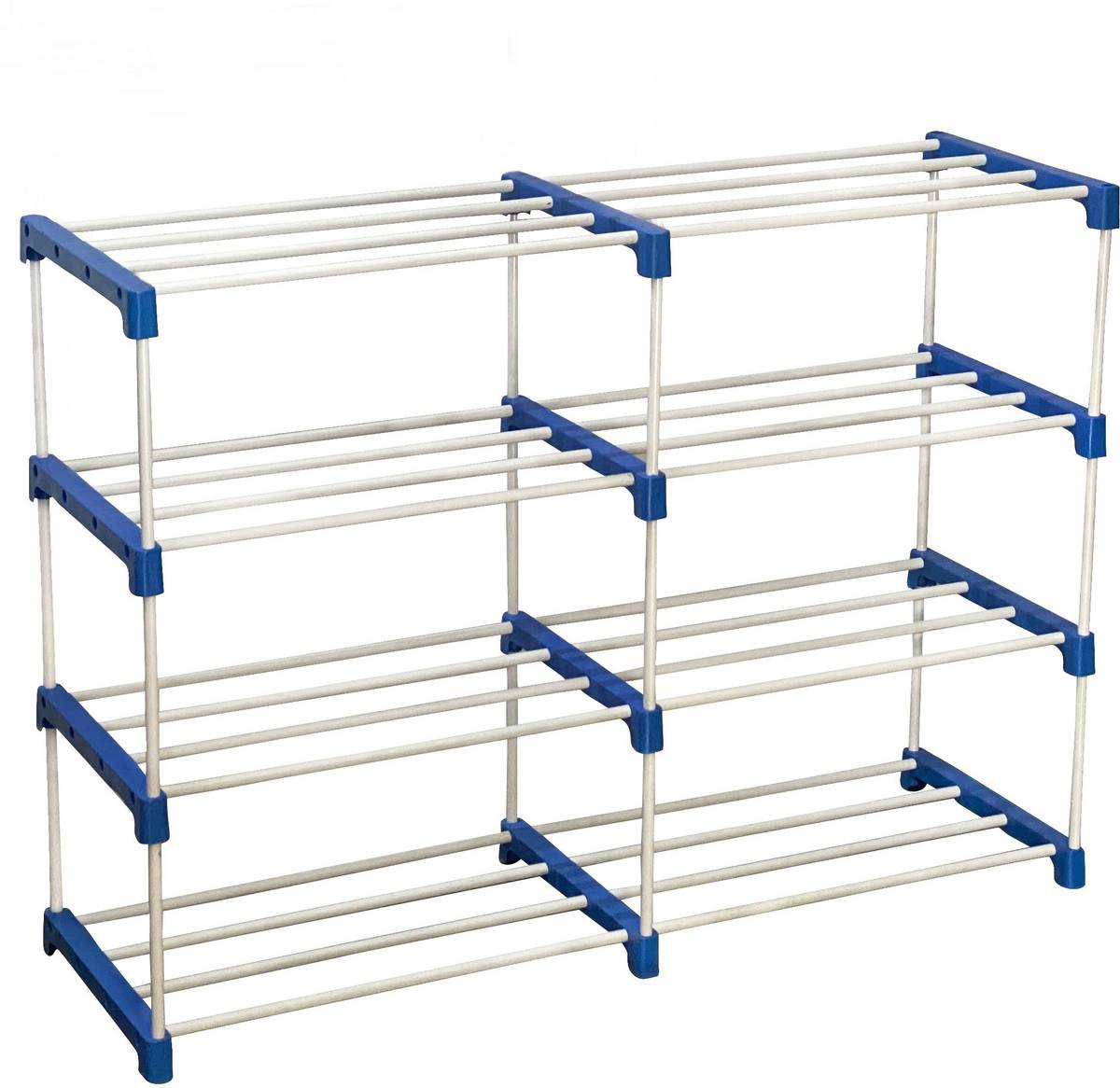 CMerchants Multi Organiser BLue-8 Book Shelf Metal Open Book Shelf