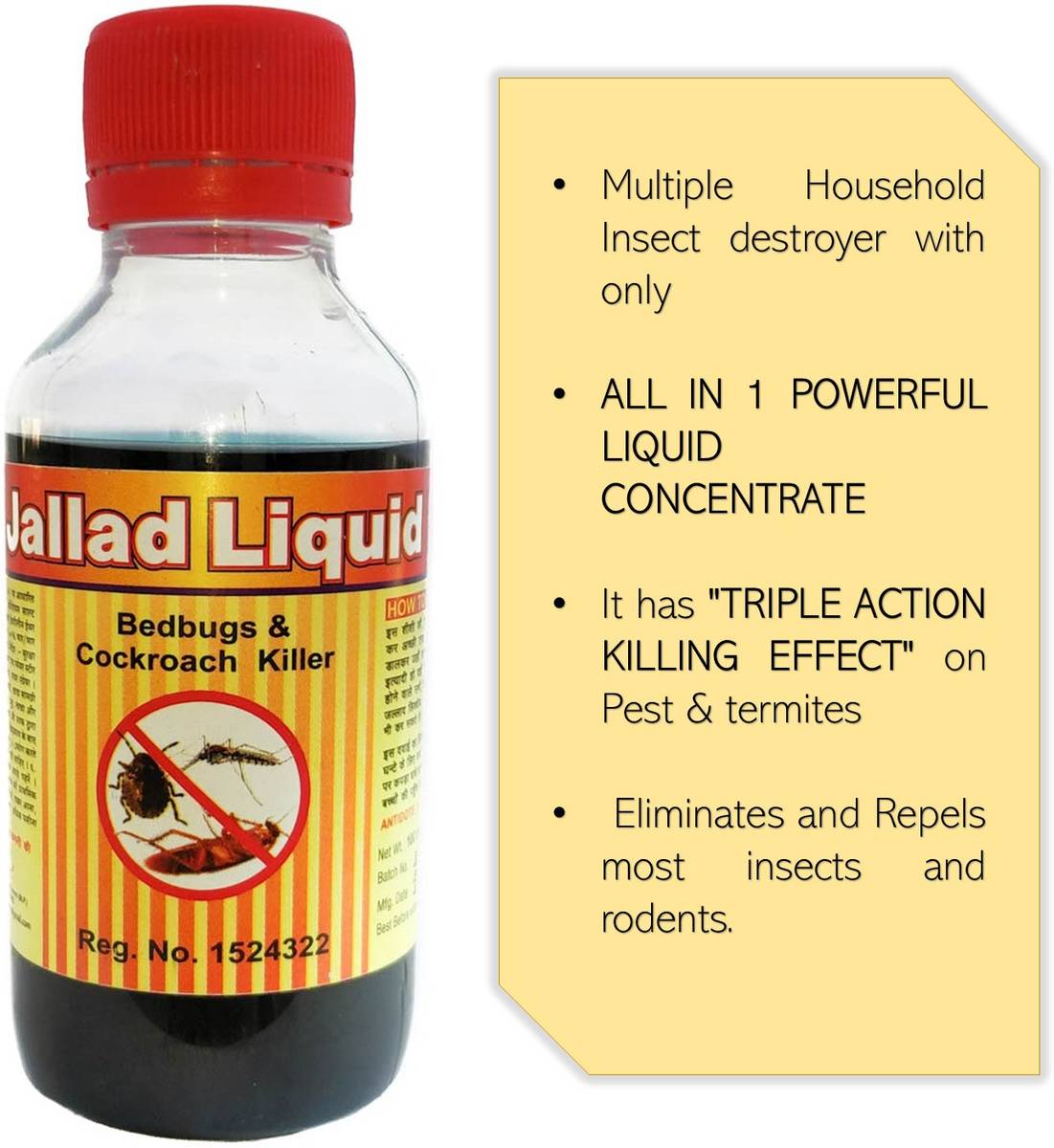 JALLAD LIQUID Multi Insect Killer Powerful Insect Killer Strong 500ml — photo 3
